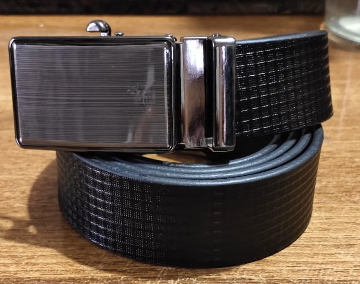 Auto Lock Leather Belt