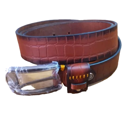 JOHN BERRY TAN COLOR LEATHER BELT